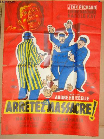 AFFICHE DE CINEMA - ARRETEZ LE MASSACRE!