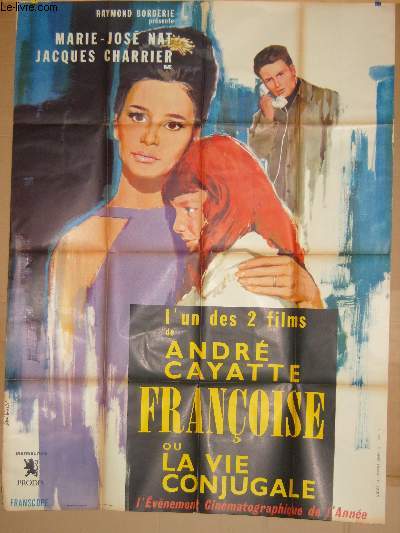 AFFICHE DE CINEMA - FRANCOISE OU  LA VIE CONJUGALE