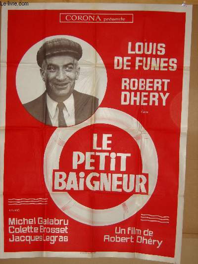 AFFICHE DE CINEMA - LE PETIT BAIGNEUR