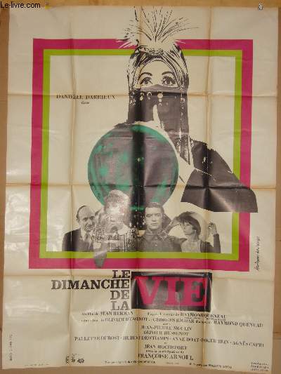 AFFICHE DE CINEMA - LE DIMANCHE DE LA VIE