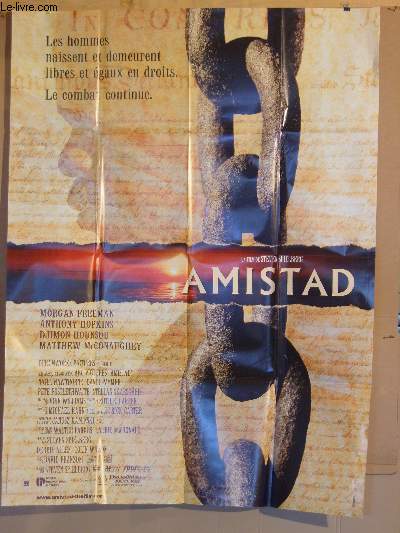 AFFICHE DE CINEMA - AMISTAD