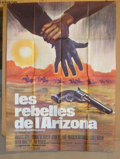 AFFICHE DE CINEMA - LES REBELLES DE L'ARIZONA  ARIZONA BUSHWHACKERS