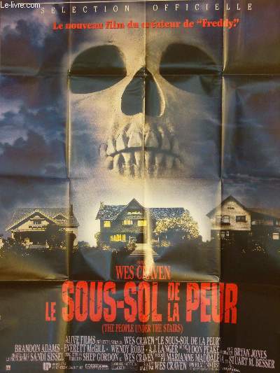 AFFICHE DE CINEMA - LE SOUS-SOL DE LA PEUR - THE PEOPLE UNDER THE STAIRS