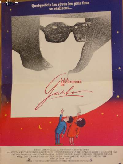 AFFICHE DE CINEMA - A LA RECHERCHE DE GARBO