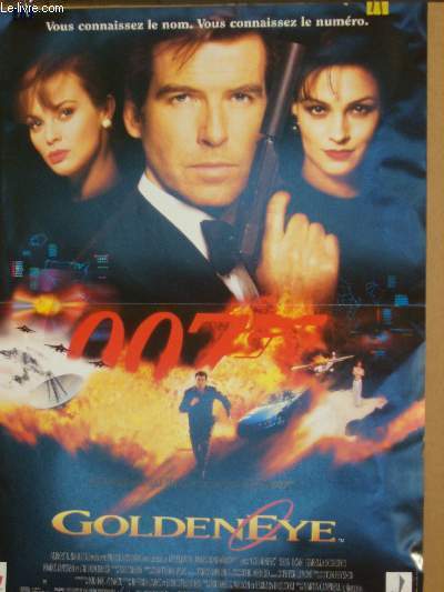 AFFICHE DE CINEMA - GOLDENEYE 007