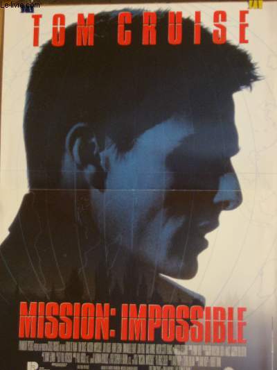 AFFICHE DE CINEMA - MISSION IMPOSSIBLE
