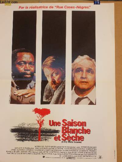 AFFICHE DE CINEMA - UNE SAISON BLANCHE ET SECHE - A DRY WHITE SEASON