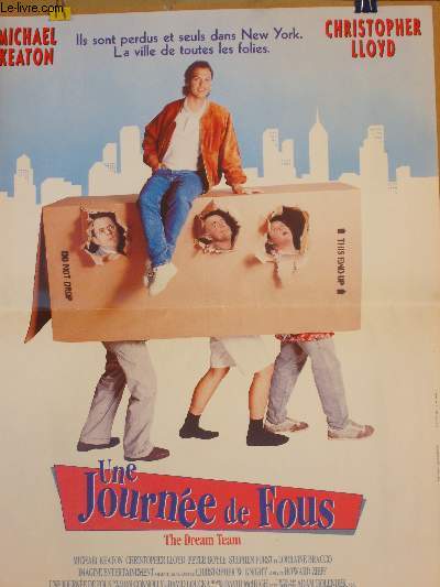 AFFICHE DE CINEMA - UNE JOURNEE DE FOUS