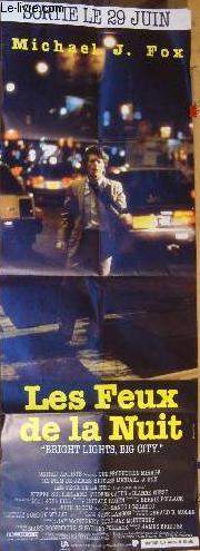 AFFICHE DE CINEMA - LES FEUX DE LA NUIT - BRIGHT LIGHTS, BIG CITY