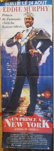 AFFICHE DE CINEMA - UN PRINCE A NEW YORK - COMING TO AMERICA