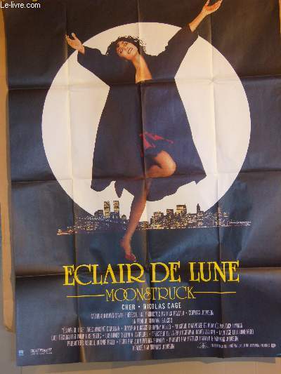 AFFICHE DE CINEMA - ECLAIR DE LUNE - MOONSTRUCK