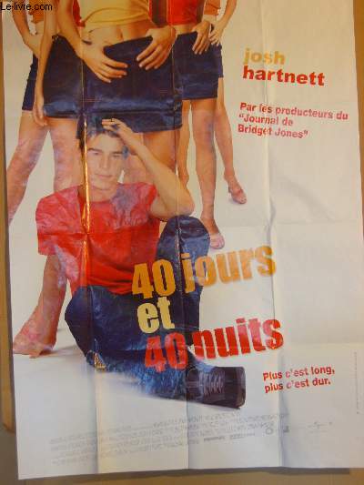 AFFICHE DE CINEMA - 40 JOURS ET 40 NUITS