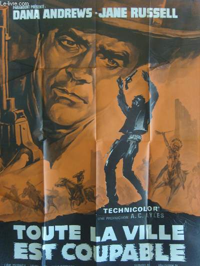 AFFICHE DE CINEMA - TOUTE LE VILLE EST COUPABLE