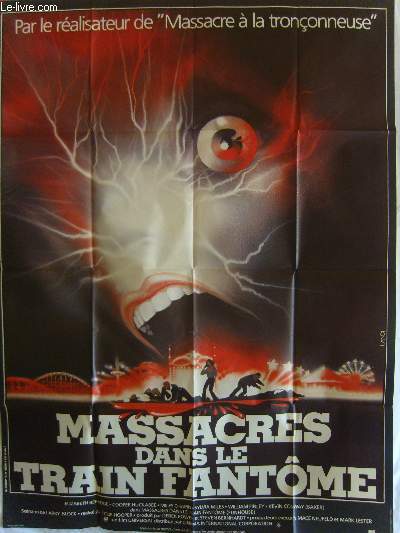 AFFICHE DE CINEMA - MASSACRES DANS LE TRAIN FANTOME