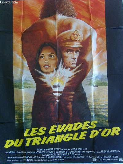 AFFICHE DE CINEMA - LES EVADES DU TRIANGLE D'OR