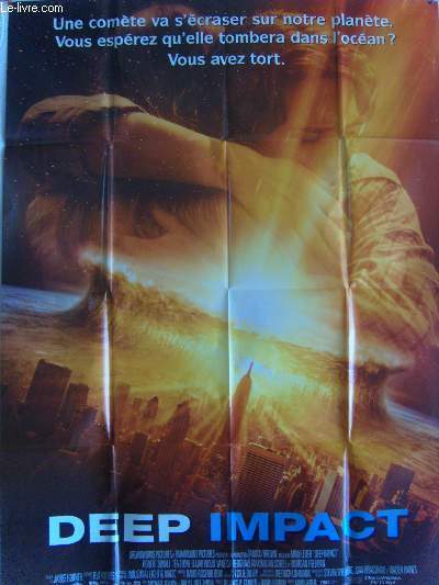 AFFICHE DE CINEMA - DEEP IMPACT