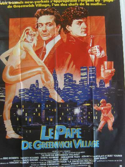 AFFICHE DE CINEMA - LE PAPE DE GREENWICH VILLAGE