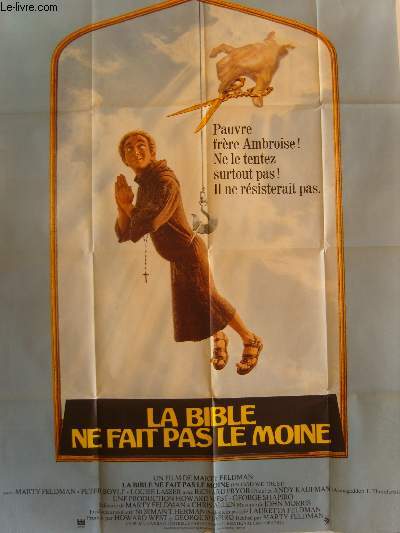 AFFICHE DE CINEMA - LA BIBLE NE FAIT PAS LE MOINE