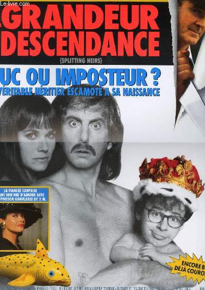 AFFICHE DE CINEMA - GRANDEUR ET DESCENDANCE