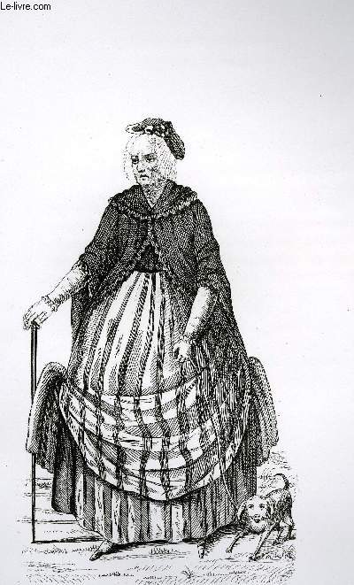 GRAVURE 19eme NOIR ET BLANC - MODES DE FEMMES