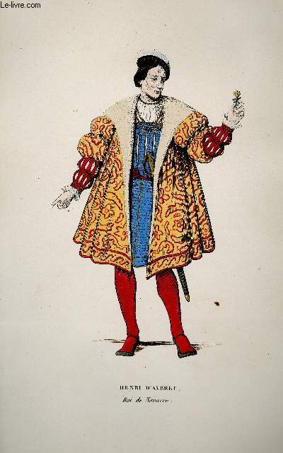 GRAVURE 19eme COULEURS - HENRI D'ALBERT