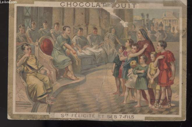CHROMOLITHOGRAPHIE - STE FELICITE ET SES 7 FILS