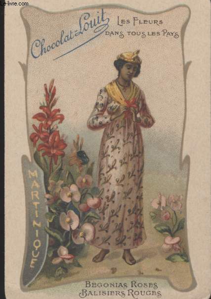 CHROMOLITHOGRAPHIE -LES FLEURS DANS TOUS LES PAYS