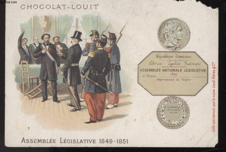 CHROMOLITHOGRAPHIE - ASSEMBLEE LEGISLATIVE 1849-1851