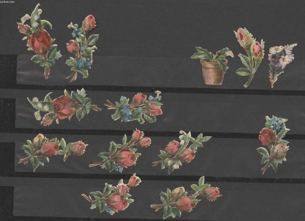 CHROMOLITHOGRAPHIE - FLEURS