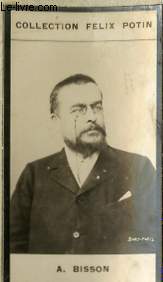 PHOTO ANCIENNE A. BISSON HOMME DE LETTRES DE FRANCE
