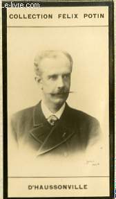 PHOTO ANCIENNE D'HAUSSONVILLE HOMME DE LETTRES DE FRANCE