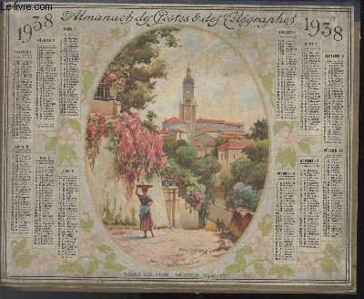 CALENDRIER - ALMANACH DES POSTES ET DES TELEGRAPHES