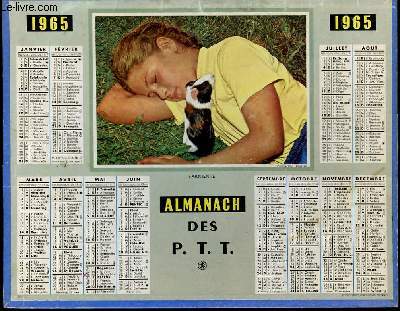 CALENDRIER - AMANACH DES P.T.T. - FARNIENTE