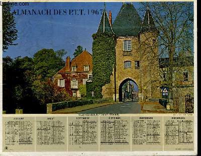 CALENDRIER - ALMANACH DES P.T.T. - AVIGNON