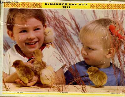 CALENDRIER - ALMANACH DES P.T.T. - LES POUSSINS