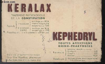 BUVARD - KERALAC KEPHEDRYL