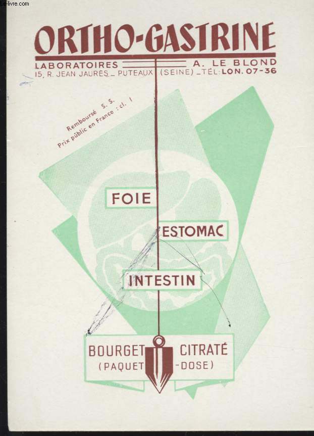 BUVARD - ORTHO-GASTRINE