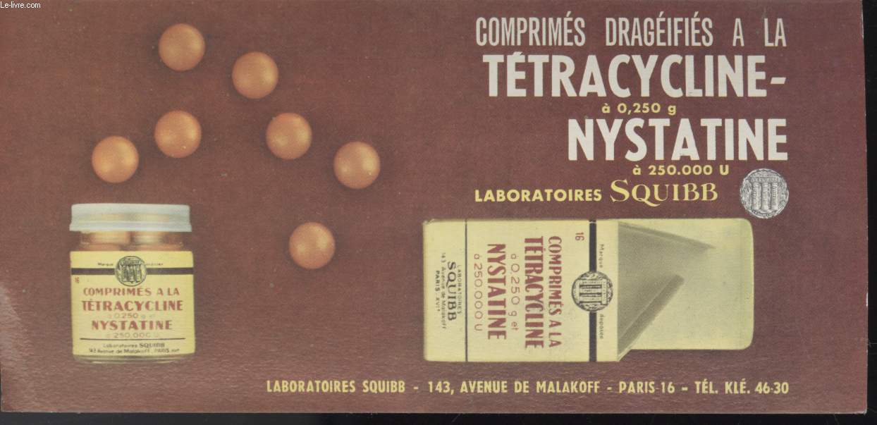 BUVARD - TETRACYCLINE-NYSTATINE