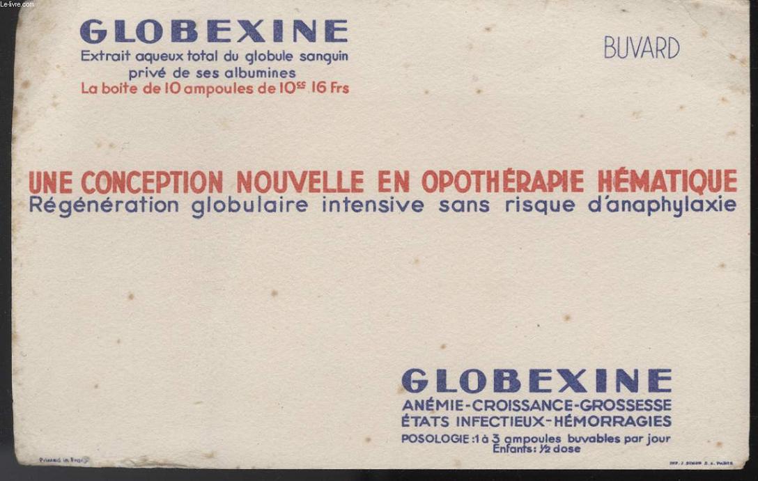 BUVARD - GLOBEXINE
