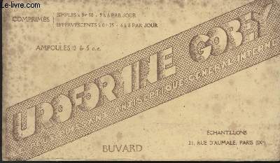 BUVARD - LE PLUS PUISSANT ANTISEPTIQUE CENTRAL INTERNE
