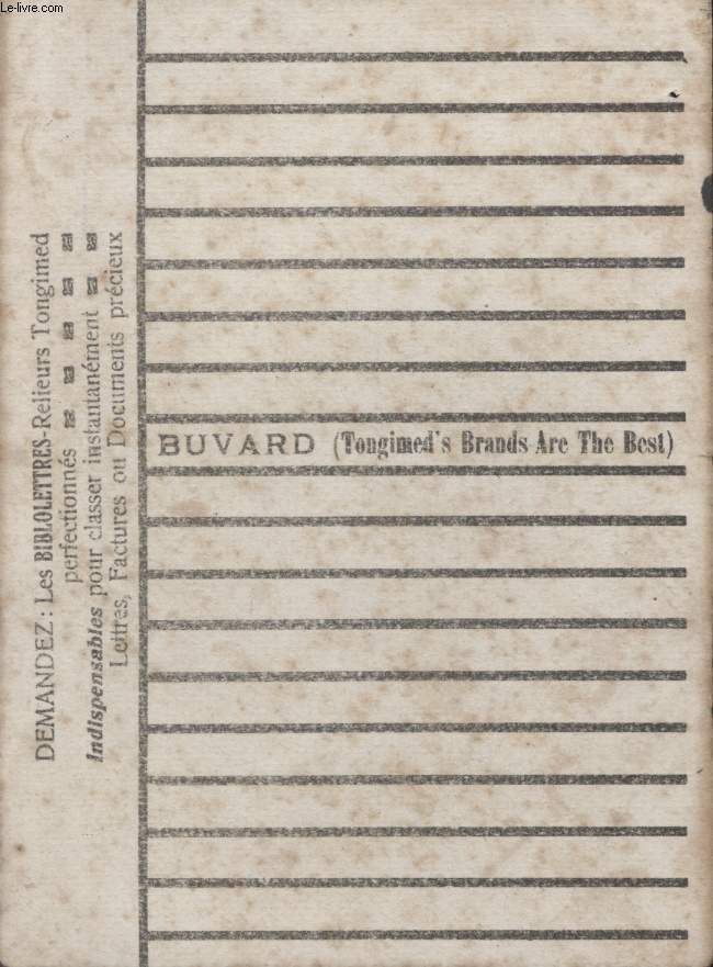 BUVARD - TONGIMED'S BRANDS ARC THE BEST