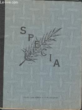 CAHIER SCOLAIRE - SPECIA