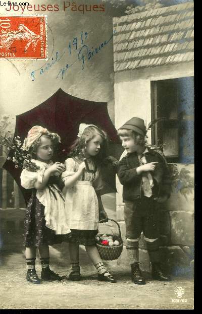 CARTE POSTALE - JOYEUSES PAQUES