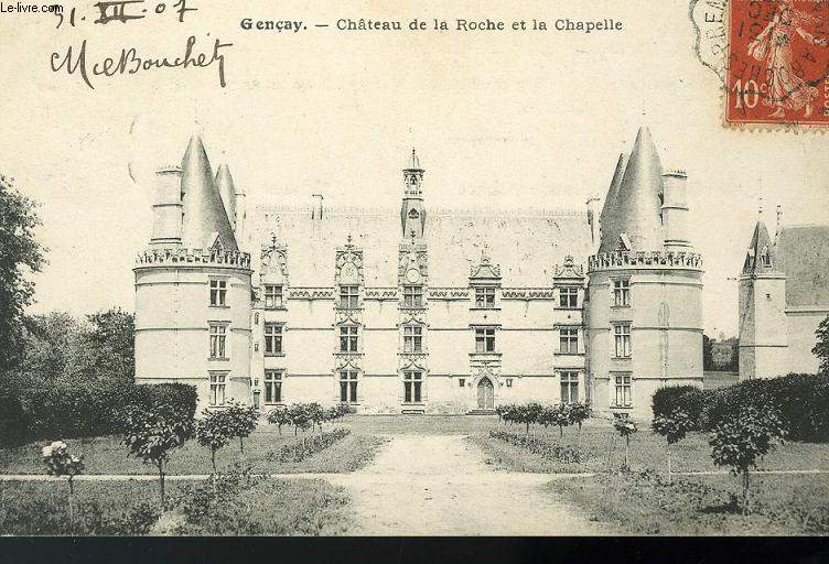 CARTE POSTALE - CHATEAU DE LA ROCHE ET LA CHAPELLE