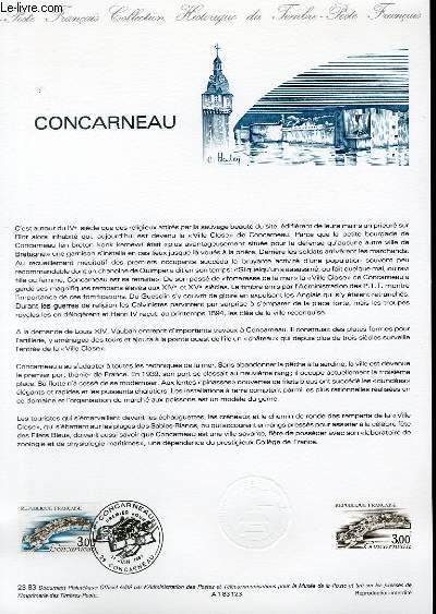 DOCUMENT PHILATELIQUE OFFICIEL N23-83 - CONCARNEAU (N2254 YVERT ET TELLIER)
