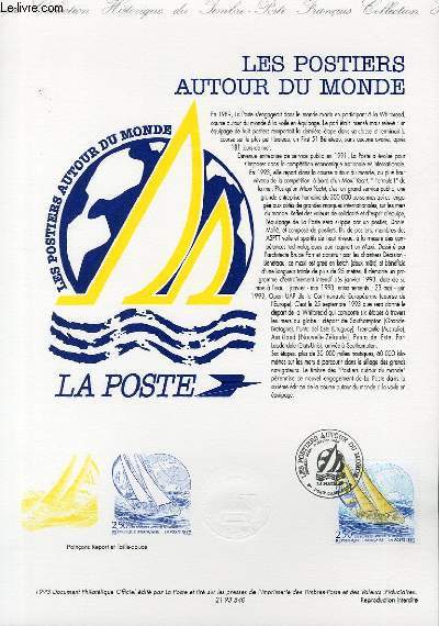 DOCUMENT PHILATELIQUE OFFICIEL - LES POSTIERS AUTOUR DU MONDE (N2789 YVERT ET TELLIER)