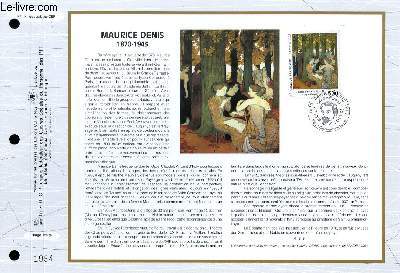 FEUILLET ARTISTIQUE PHILATELIQUE - CEF - N 1144 - MAURICE DENIS 1870-1943