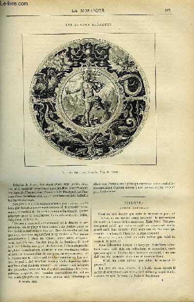 LA MOSAIQUE REVUE PITTORESQUE ILLUSTREE DE TOUS LES TEMPS ET DE TOUS LES PAYS, 3me ANNEE, N14