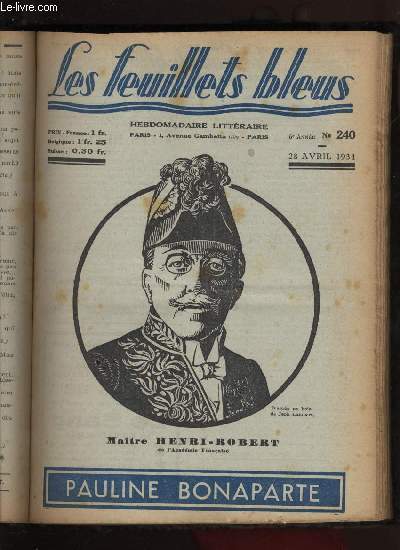 Pauline Bonaparte suivi de Leurs petites majests par LARROUY
