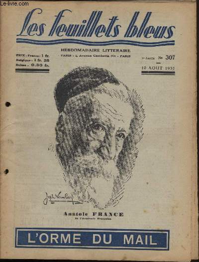 L'orme du mail suivi de Mon grand pre Casimir nouvelle par GEORGES DAVID.